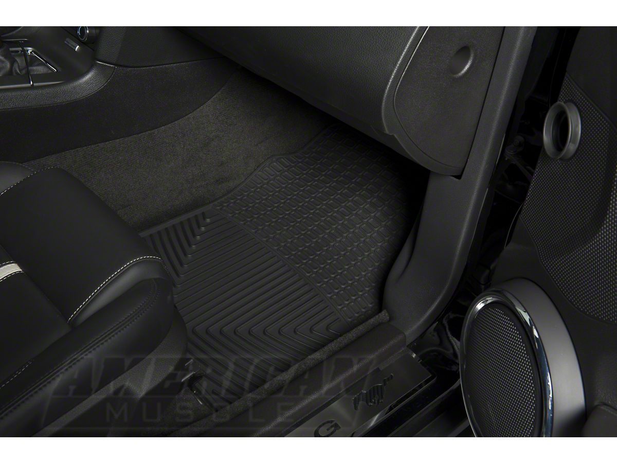 Weathertech Mustang All Weather Front Rubber Floor Mats Black