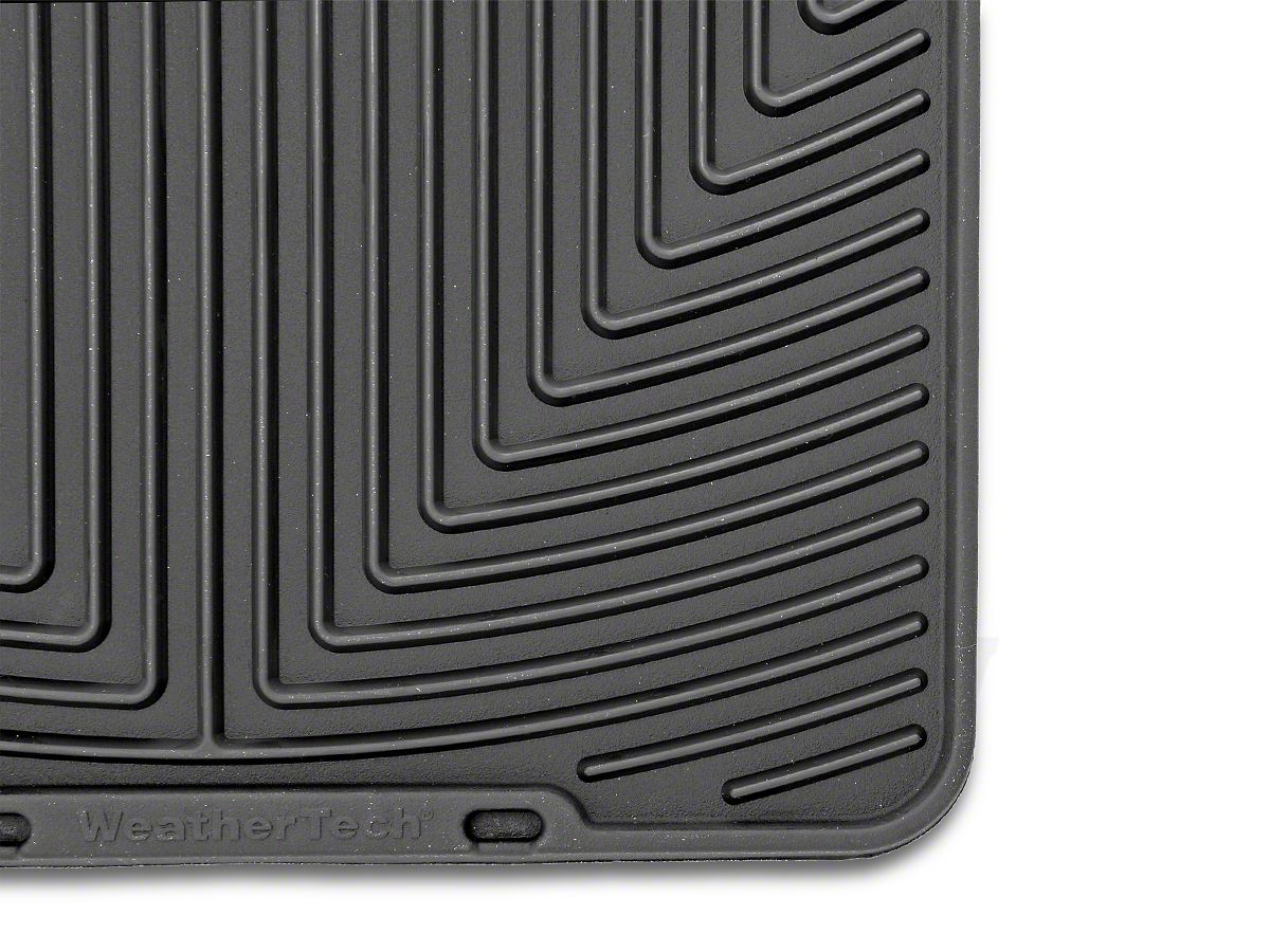 Weathertech Mustang All Weather Front Rubber Floor Mats Black W3