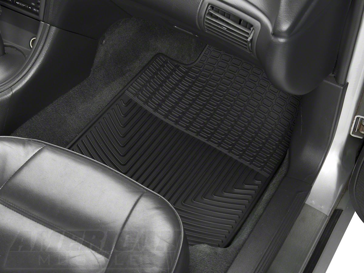 Weathertech Mustang All Weather Front Rubber Floor Mats Black W3