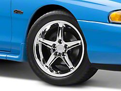 1995 Cobra R Style Chrome Wheel; 17x9 (94-98 Mustang)