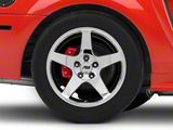 2003 Cobra Style Chrome Wheel; Rear Only; 17x10.5; 27mm Offset (99-04 Mustang)