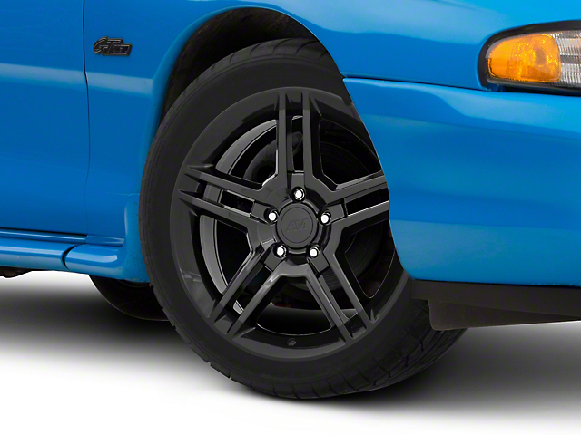 2010 GT500 Style Black Wheel; 18x9 (94-98 Mustang)