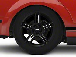 2010 GT500 Style Black Wheel; Rear Only; 18x10 (05-09 All)