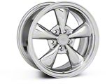 Bullitt Chrome Wheel; 17x9; 30mm Offset (87-93 Mustang w/ 5-Lug Conversion)