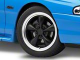 Bullitt Matte Black Wheel; 17x8; 30mm Offset (94-98 Mustang)