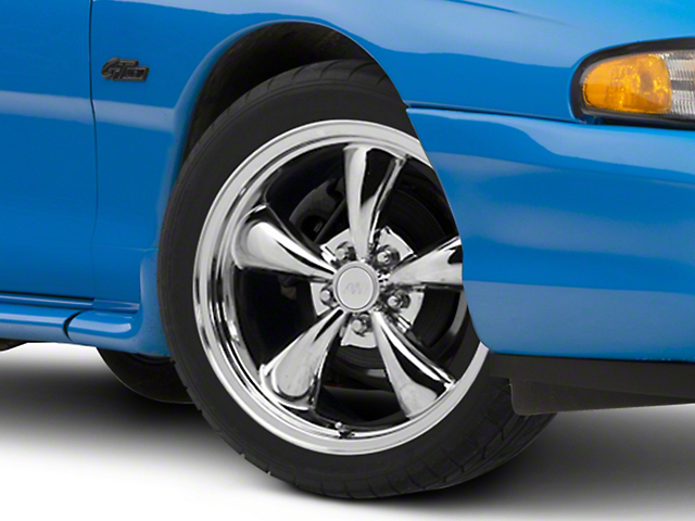Bullitt Chrome Wheel; 18x8 (94-98 Mustang)