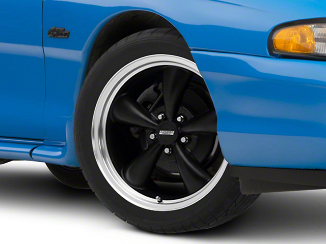 Bullitt Matte Black Wheel; 18x8 (94-98 Mustang)