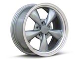 Bullitt Anthracite Wheel; 17x9; 30mm Offset (87-93 Mustang w/ 5-Lug Conversion)