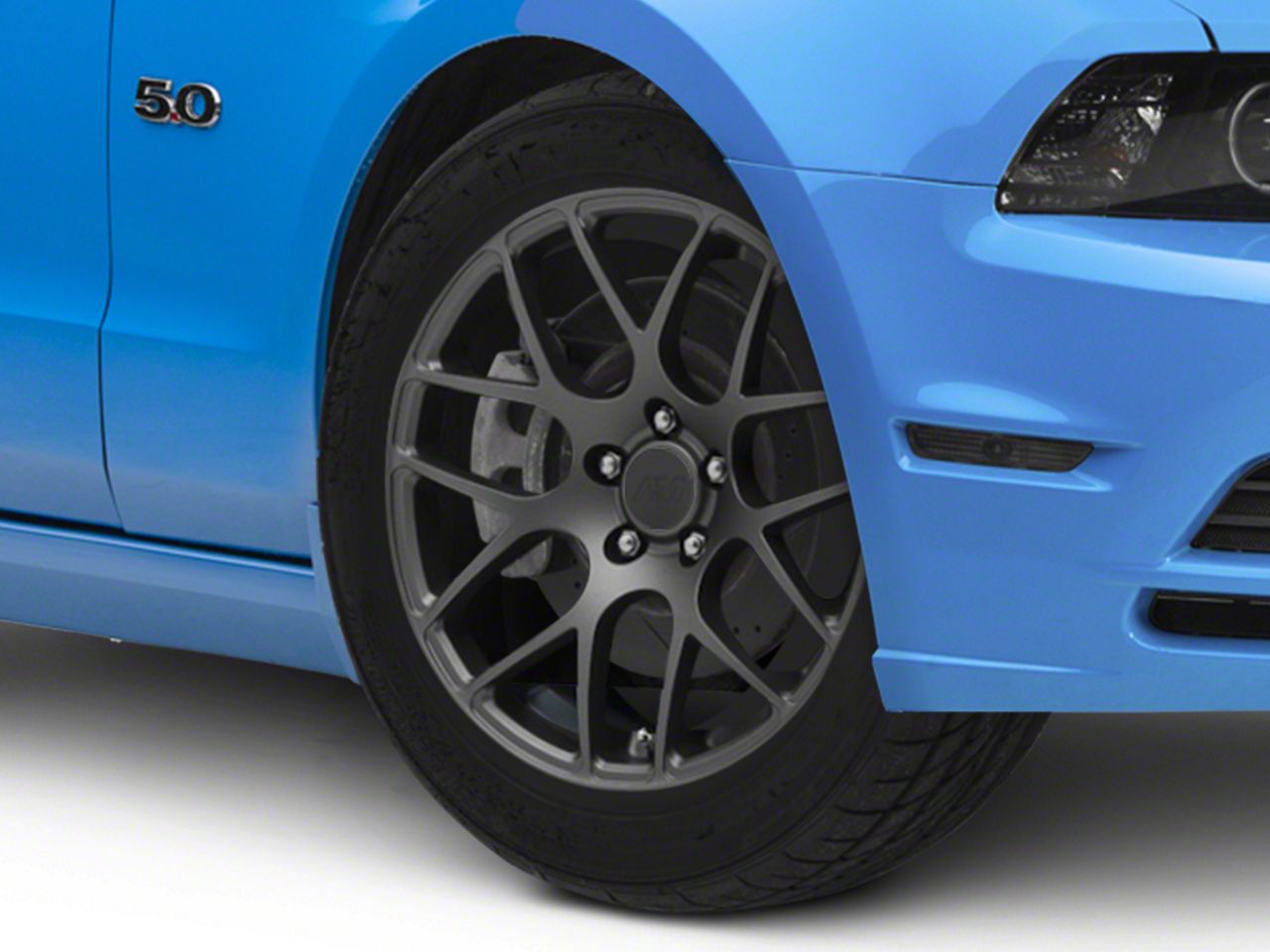 Mustang AMR Charcoal Wheel; 18x8 (10-14 Mustang, Excluding 13-14 GT500 ...