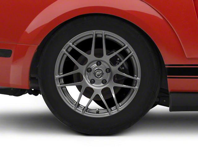 Forgestar F14 Monoblock Gunmetal Wheel; Rear Only; 18x10 (05-09 Mustang)