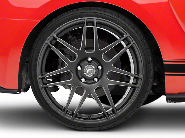 Forgestar F14 Monoblock Deep Concave Matte Black Wheel; Rear Only; 20x11 (15-21 GT, EcoBoost, V6)