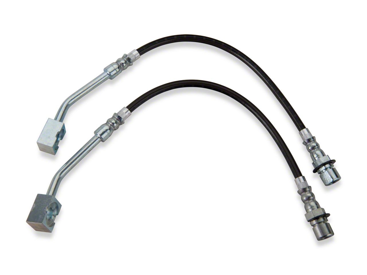 J&M Mustang Stainless Steel Teflon Brake Lines Front 22517 (9904 GT