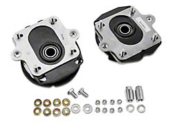 J&M Independently Adjustable Caster Camber Plates; Black (05-10 Mustang; 07-14 Mustang GT500)