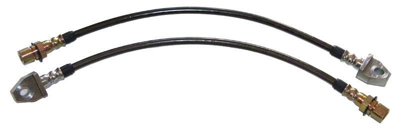 J&M Mustang Stainless Steel Teflon Brake Lines Front 22518 (9498