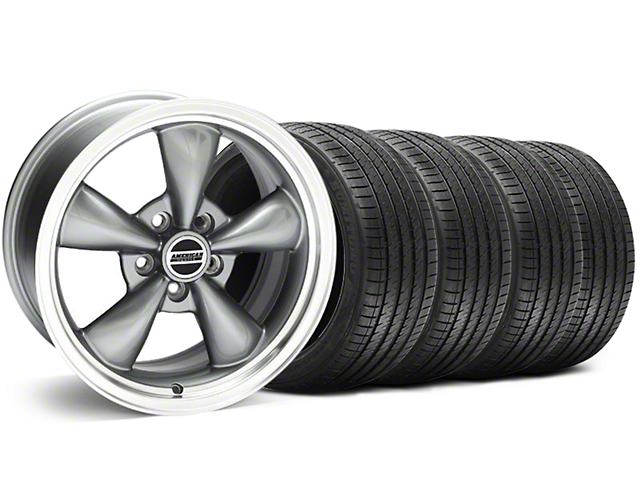 Bullitt Anthracite Wheel and Sumitomo Maximum Performance HTR Z5 Tire Kit; 18x8 (94-98 All)