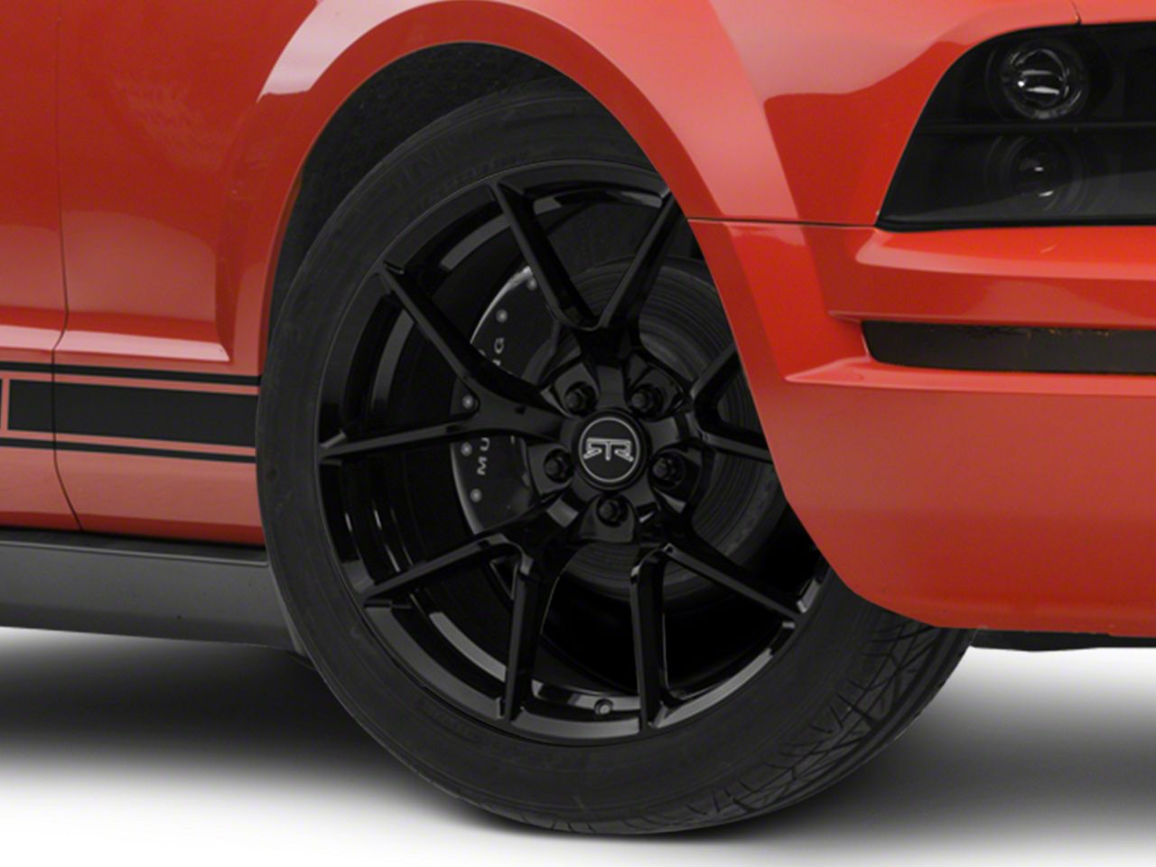 RTR Mustang Tech 5 Black Wheel - 19x9.5 384249 (05-14 All) - Free Shipping