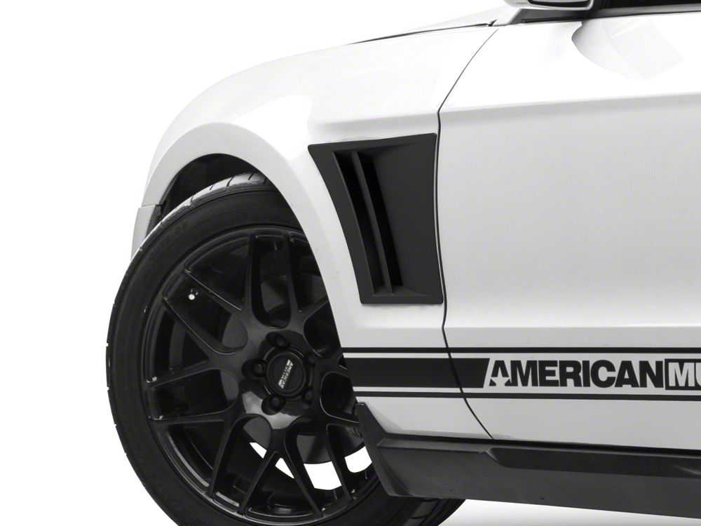 MMD Fender Vents; Matte Black (10-14 Mustang) | MMD MMD Fender Vents; Matte Black (10-14 Mustang) | MMD