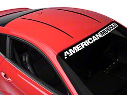SEC10 Roof Accent Stripes; Gloss Black (15-26 Mustang Fastback)