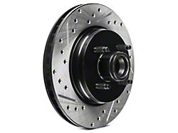 StopTech Sport Cross-Drilled and Slotted Rotors; Front Pair (87-93 5.0L)