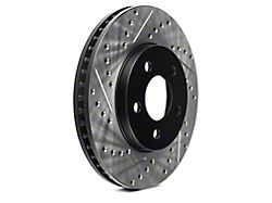 StopTech Sport Cross-Drilled and Slotted Rotors; Front Pair (05-10 Mustang GT; 11-14 Mustang V6)