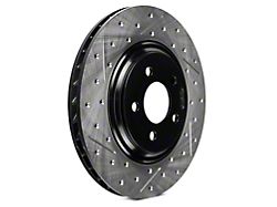 StopTech Sport Cross-Drilled and Slotted Rotors; Front Pair (94-04 Cobra, Bullitt, Mach 1)