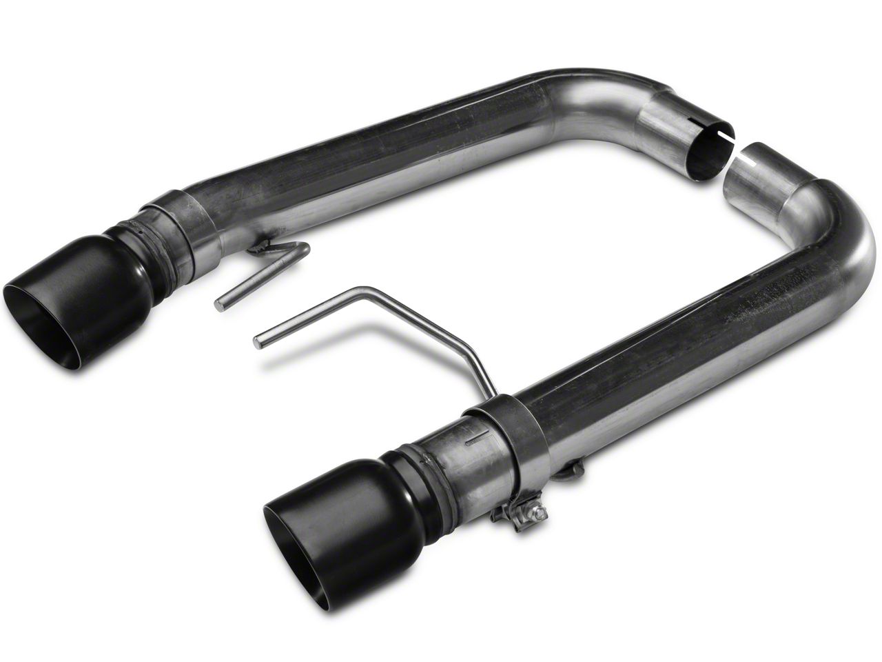 Kooks Mustang Muffler Delete AxleBack Exhaust Black Tips 11516410