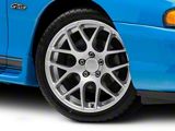 AMR Silver Wheel; 18x9; 30mm Offset (94-98 Mustang)