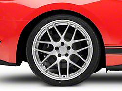 AMR Silver Wheel; Rear Only; 20x10 (15-22 Mustang GT, EcoBoost, V6)
