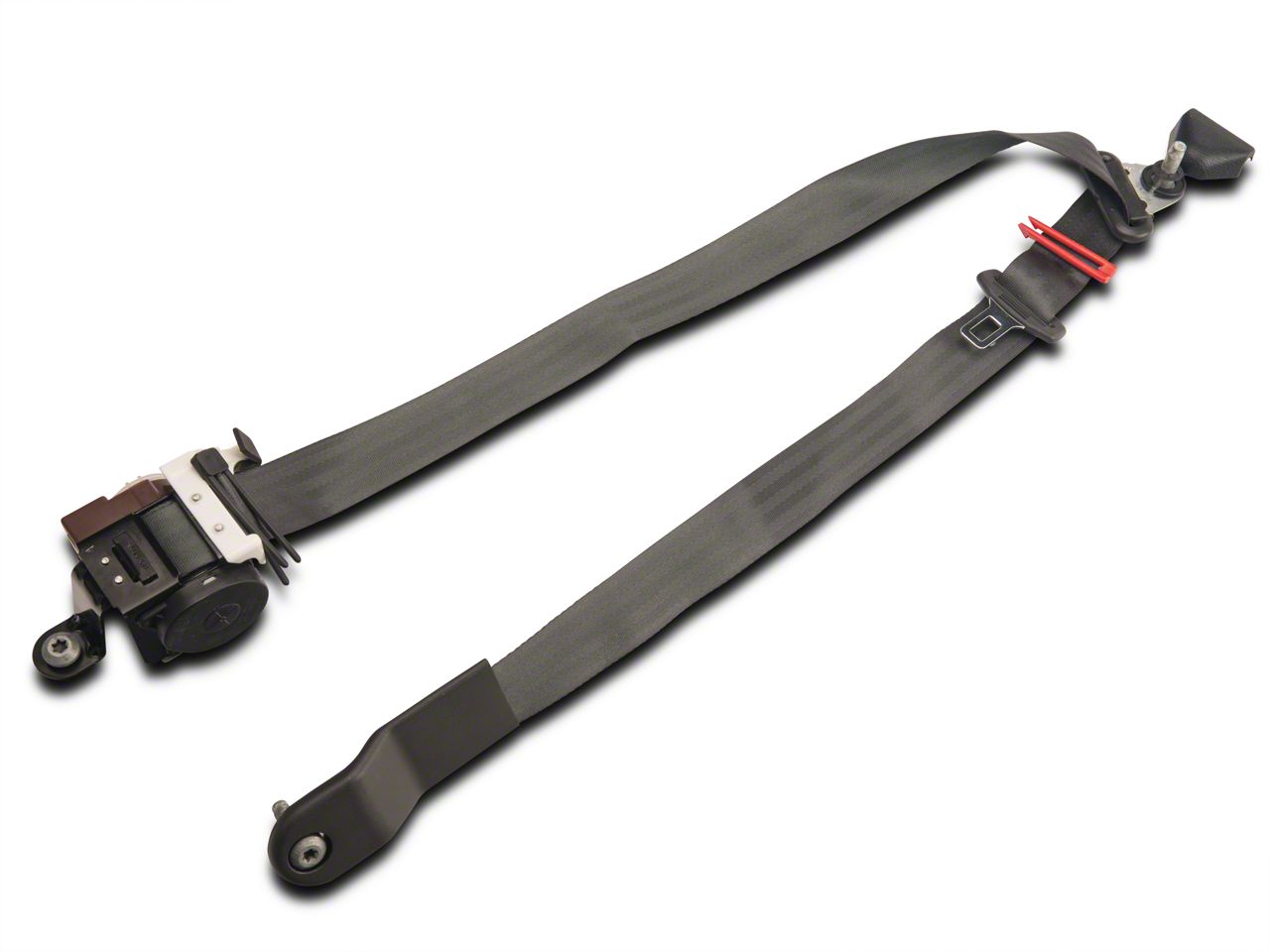 Ford Mustang Front Seat Belt Assembly w/ Retractor Dark Charcoal
