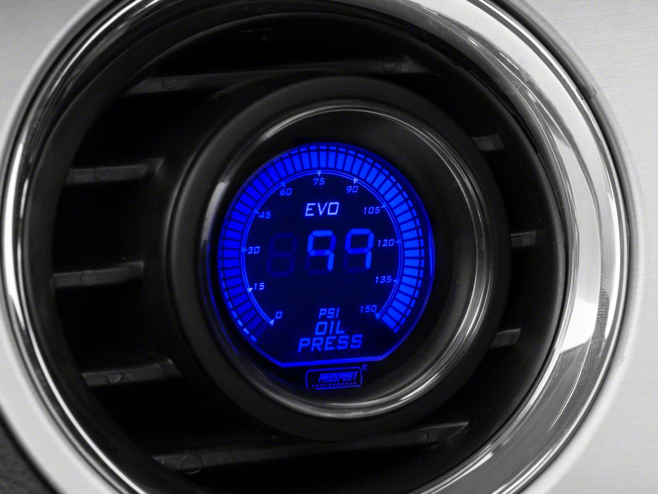 Prosport Toyota 4-Runner 52mm Digital Oil Pressure Gauge; Electrical