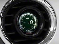 Prosport 52mm EVO Series Digital Boost Gauge; Electrical; 35 PSI; Green/White (Universal Fitment)