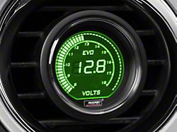 Prosport 52mm EVO Series Digital Volt Gauge; Electrical; Green/White (Universal; Some Adaptation May Be Required)