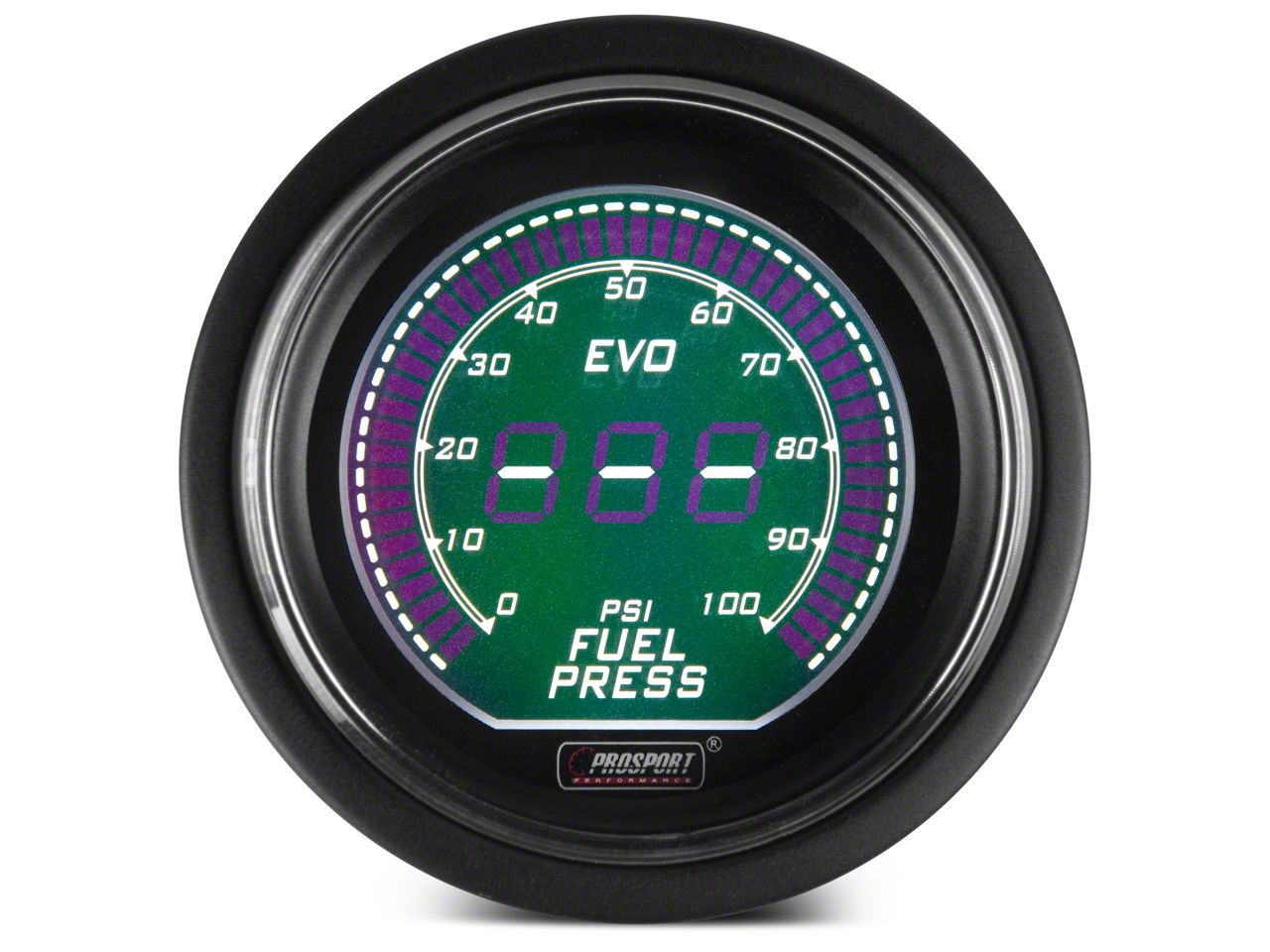 GENUINE Prosport 52mm Evo Green White Display LCD Digital Oil Temperature Gauge
