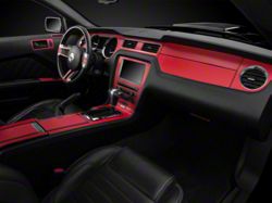 American Muscle Graphics Red Carbon Fiber Dash Kit (10-14 All)