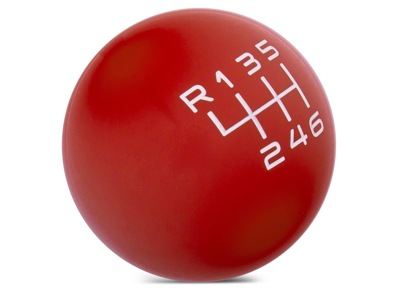 Modern Billet Mustang Retro Style 6 Speed Shift Knob Red 387424 15