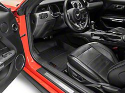 Weathertech DigitalFit Front and Rear Floor Liners; Black (15-21 Mustang)