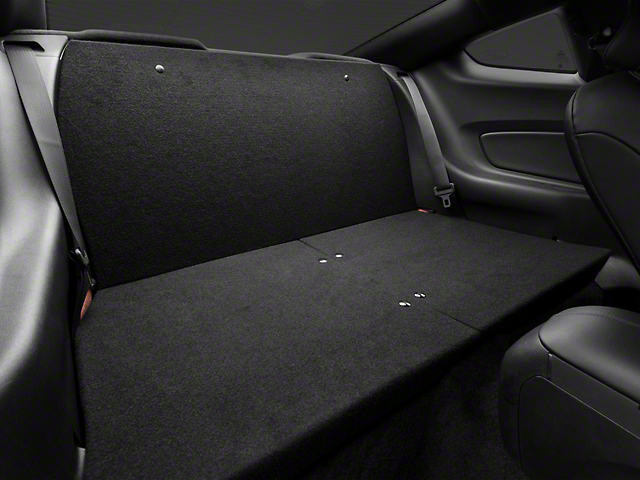 SpeedForm Rear Seat Delete; Black (15-22 Mustang Fastback)