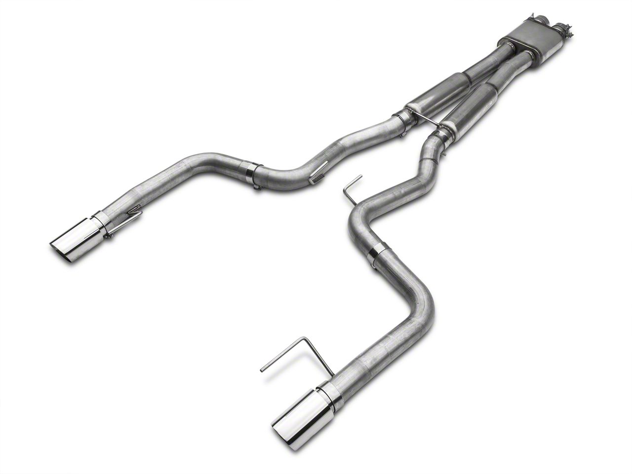 Pypes Mustang 3Inch Connect CatBack Exhaust with HBox MidPipe and