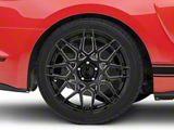 2013 GT500 Style Gloss Black Wheel; Rear Only; 19x10; 48mm Offset (15-23 Mustang GT, EcoBoost, V6)