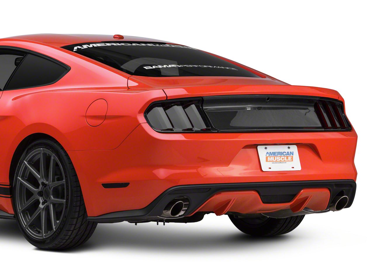 SpeedForm Mustang Carbon Fiber Decklid Panel - No Emblem 389258 (15-17 ...