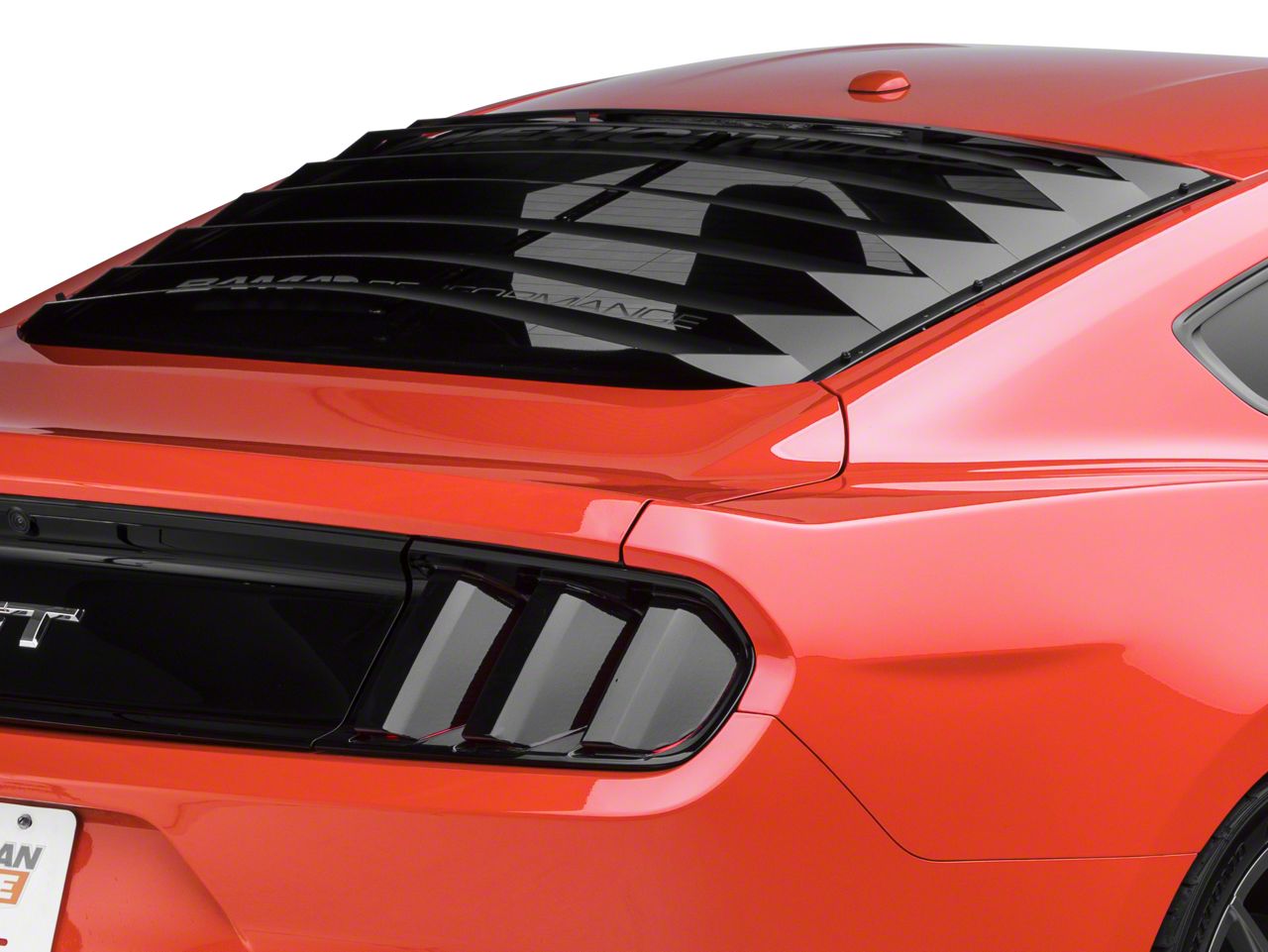 speedform aluminum rear window louvers