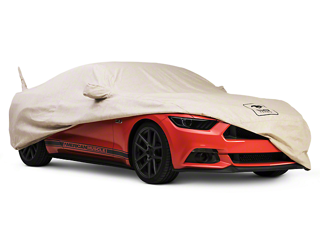 Covercraft Deluxe Custom Fit Car Cover; 50th Anniversary Logo (15-22 Mustang Convertible)