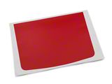 SEC10 Rear Decklid Accent Decal; Red (24-26 Mustang)