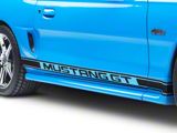 Rocker Stripes with Mustang GT Lettering; Black (94-04 Mustang)