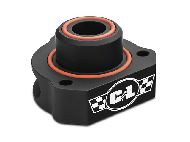 C&L Bypass Valve Adapter; Black (15-22 Mustang EcoBoost)