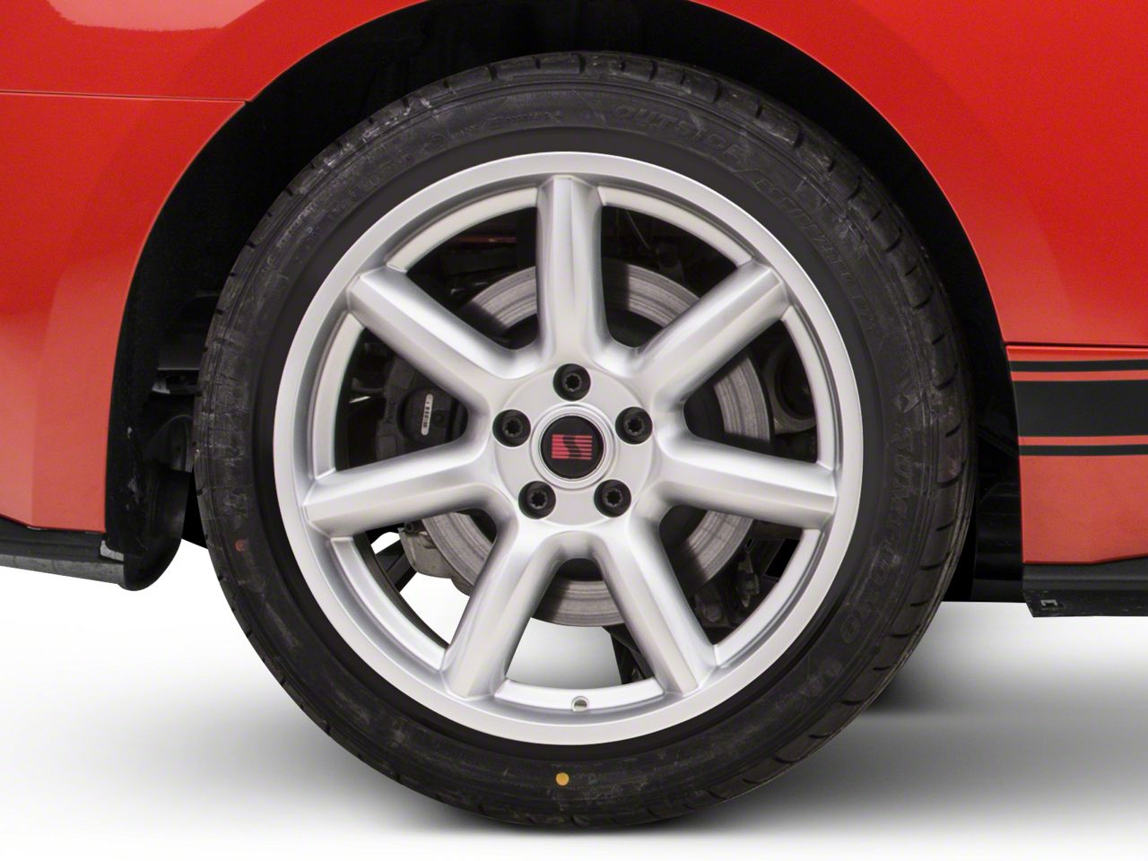 Saleen Mustang Minilite Style Silver Wheel 19x10 020020018801 (15