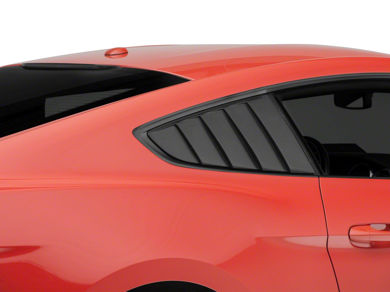 mustang side window louvers