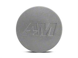 AmericanMuscle Center Cap; Anthracite (Fits AmericanMuscle Branded Wheels Only)