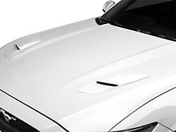 MMD Hood Vent Scoops; Unpainted (15-17 Mustang GT)