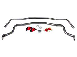 BMR Adjustable Front and Rear Sway Bars; Black Hammertone (15-21 All)